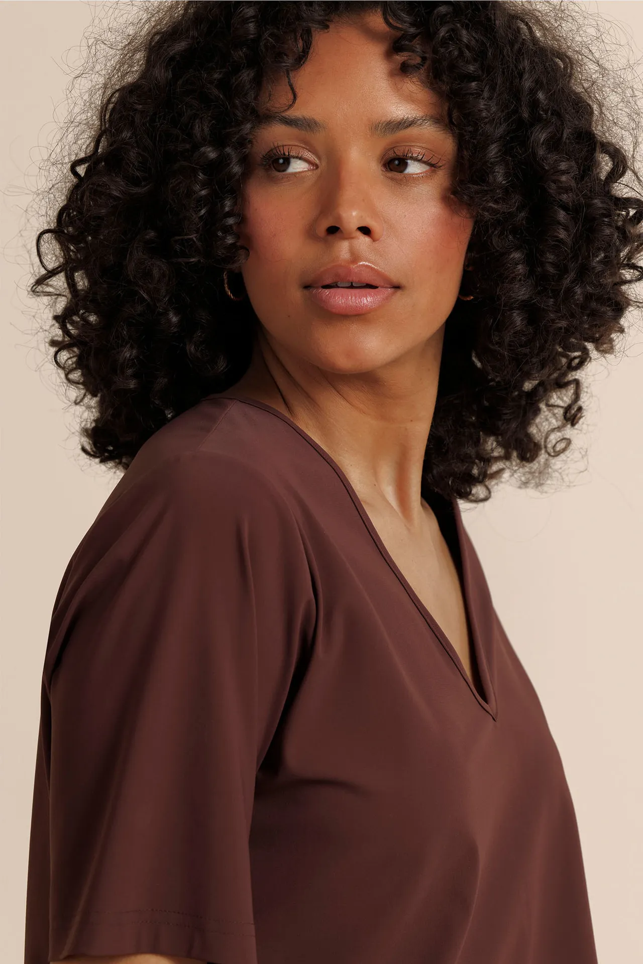 Studio Anneloes Vicky Shirt Chestnut, shirt in chestnutkleur